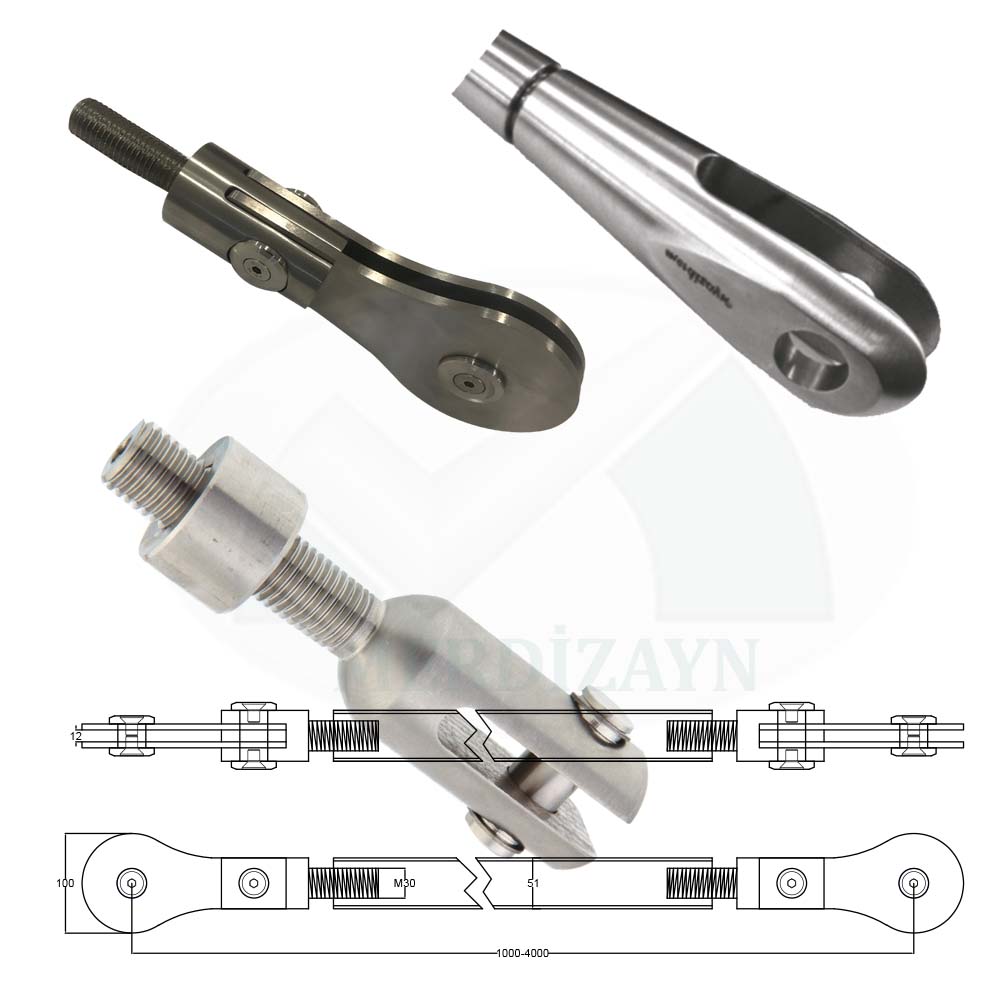 Marul Kenarlı Metal Düğmeli Yırtıklı Kardigan main image 0